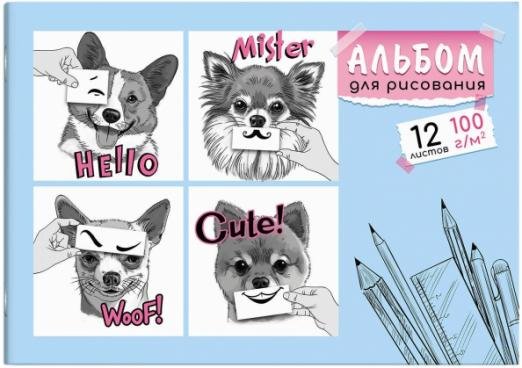 Альбом для рисования. Эмоции, 12 листов