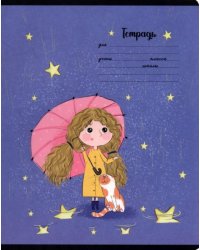 Тетрадь. Мечтательница, 12 листов, клетка