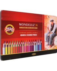 Карандаши акварельные Mondeluz Old Man 3725, 36 цветов
