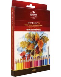 Карандаши акварельные Mondeluz Fruit 3719, 36 цветов