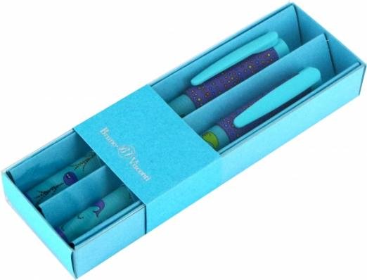 Обложка книги «Набор из 2 синих шариковых ручек FreshWrite. Кит, 0.7 мм»