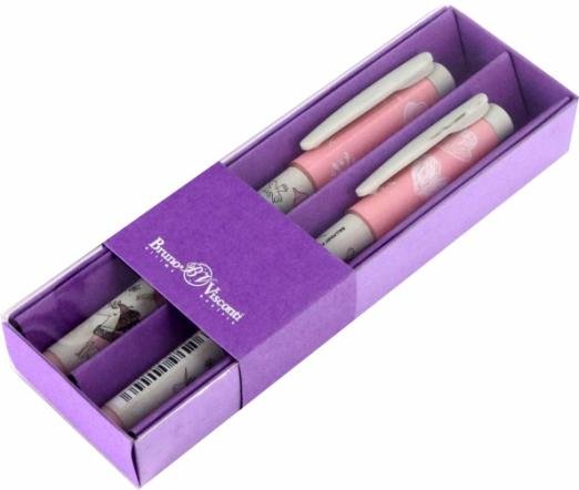 Обложка книги «Набор из 2 синих шариковых ручек FreshWrite. Сердце, 0.7 мм»