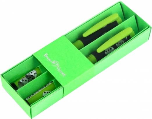 Обложка книги «Набор из 2 синих шариковых ручек FreshWrite. Игры. Кубики, 0.7 мм»