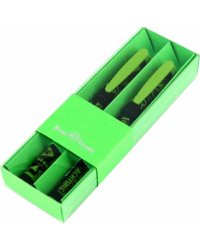Набор из 2 синих шариковых ручек FreshWrite. Опасность! Едкое вещество, 0.7 мм