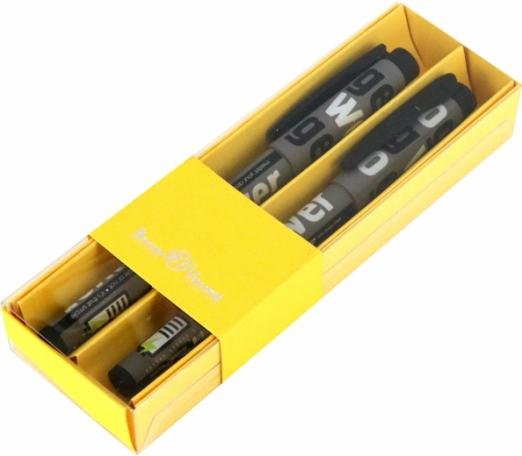 Обложка книги «Набор из 2 синих шариковых ручек FreshWrite. Start-Up. Get Power!, 0.7 мм»