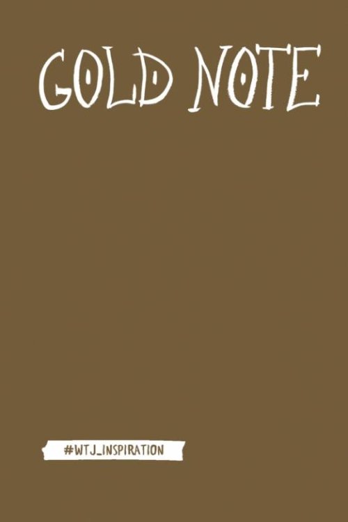 Gold Note. Креативный блокнот с золотыми страницами, А5