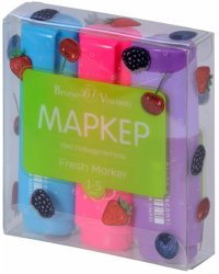 Набор текстовыделителей Fresh Marker, 3 штуки