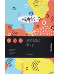 Ежедневник недатированный Memphis, А5, 136 листов