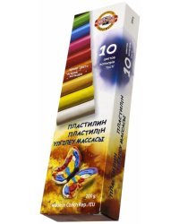 Пластилин, 10 цветов