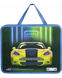 Папка с ручками Neon car, А4