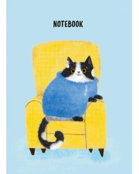 Записная книжка Уютный кот, А6+, 96 листов