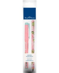 Ручка шариковая FreshWrite, синяя и карандаш чернографитный HappyGraphix Jumbo. Любовь, 4B