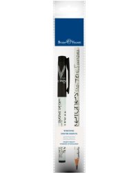 Ручка шариковая FreshWrite, синяя и карандаш чернографитный ArtGraphix. Sketches Black&amp;White, HB