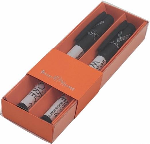 Обложка книги «Набор шариковых ручек FreshWrite. Sketches Black &amp; White, синие, 2 штуки»
