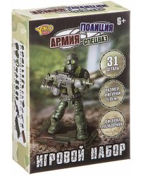 Конструктор Фигурка солдата, 31 деталь