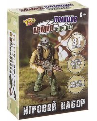 Конструктор Фигурка солдата, 31 деталь