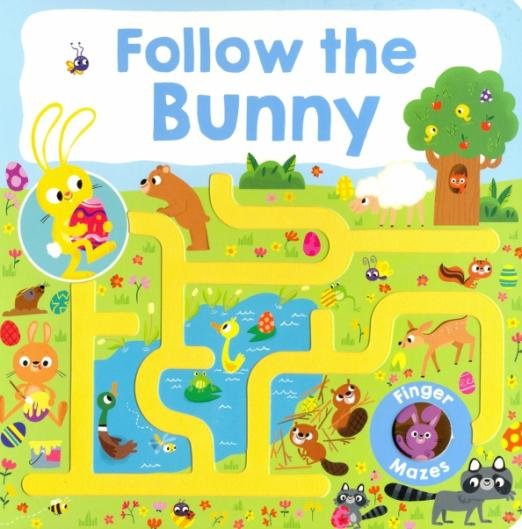 Maze Book. Follow the Bunny