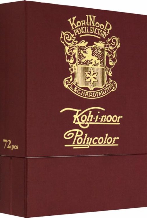 Обложка книги «Карандаши цветные Polycolor Retro, 72 цвета, в пенале-премиум»