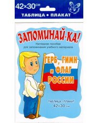 Герб, гимн и флаг России. Таблица-плакат