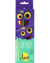 Карандаши акварельные Играй, 18 цветов