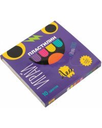 Пластилин классический Играй, 10 цветов