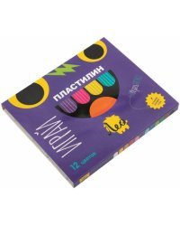 Пластилин классический Играй, 12 цветов