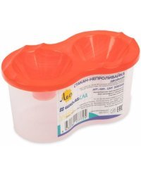 Стакан-непроливайка Учись, двойной