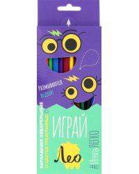 Карандаши акварельные Играй, 12 цветов