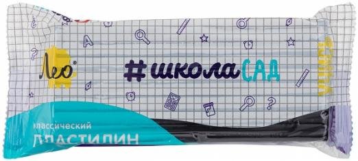 Пластилин классический Учись, черный, 240 гр