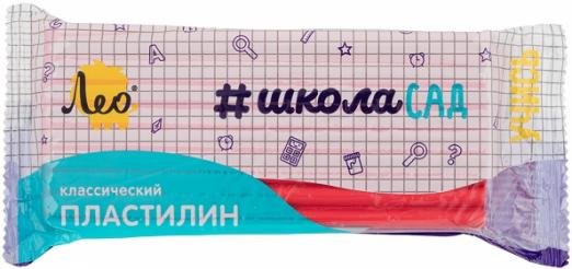Пластилин классический Учись, красный, 240 гр