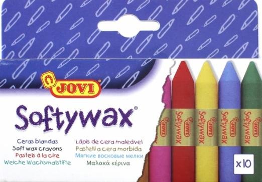 Обложка книги «Мягкие восковые мелки JOVI Softywax, 10 цветов»