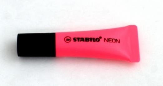 Текстмаркер Neon, скошенный, 2-5 мм, розовый