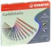 Карандаши Stabilo CarbOthello, пастель, 24 цвета, металлическая коробка