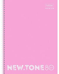 Тетрадь NewTone Pastel Пион, 80 листов, А4, линия