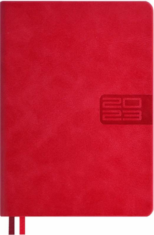 Ежедневник датированный Бакстер. Красный, А6+, 176 листов