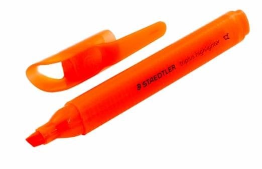Маркер-текстовыделитель Triplus highlighter, 2-5 мм, оранжевый, трехгранный корпус