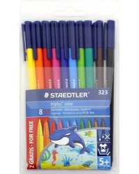 Набор фломастеров Staedtler Triplus Сolor, 10 штук