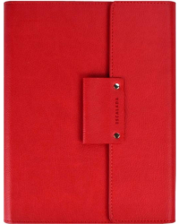Ежедневник-органайзер недатированный Наппа. Красный, А5+, 150 листов