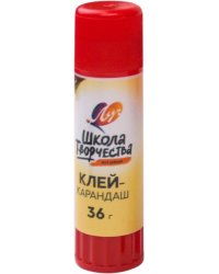 Клей-карандаш Школа творчества, 36 г