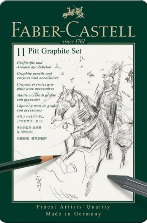 Набор для графики Pitt Graphite, 11 предметов