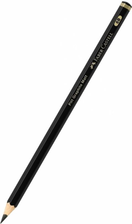 Обложка книги «Карандаш чернографитный Pitt Graphite Matt, 6B»