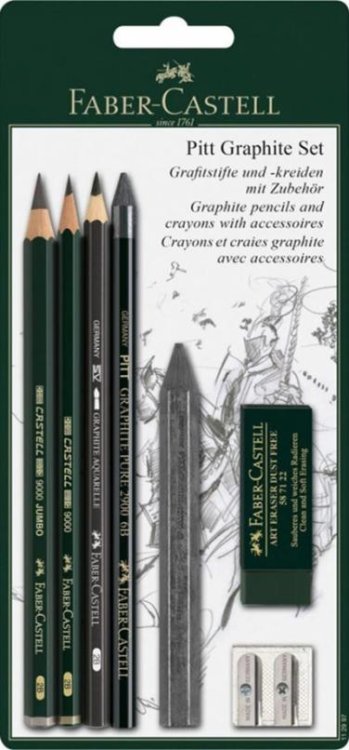 Набор для графики Pitt Graphite, 7 предметов