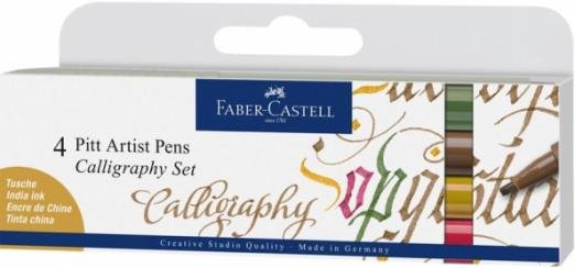 Набор для каллиграфии Calligraphy colours, 4 цвета