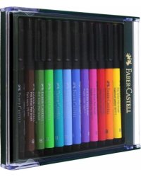 Ручки капиллярные Brush Basic tones, 12 цветов