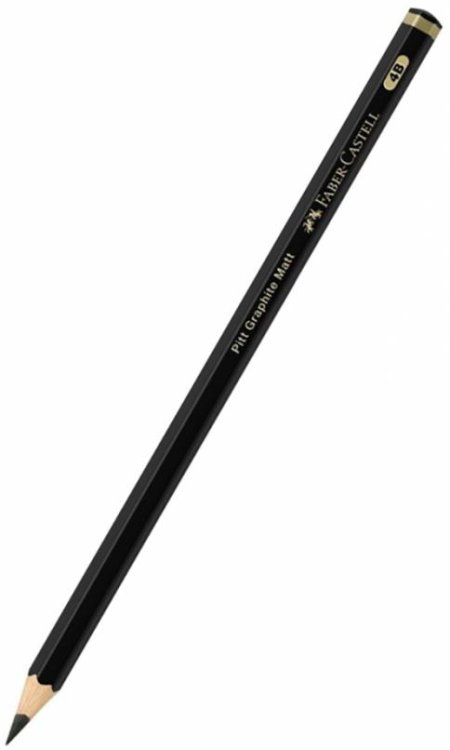 Обложка книги «Карандаш чернографитный Pitt Graphite Matt, 4B»