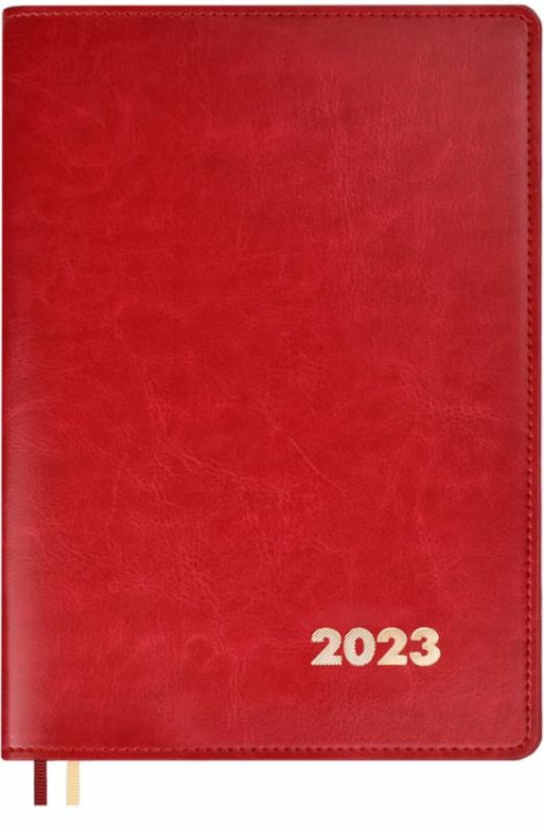 Еженедельник датированный на 2023 год. Сариф. Красный, А5+, 80 листов