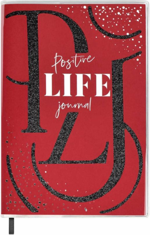 Записная книжка. Мысли позитивно! А6+, 96 листов, линия, красный