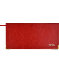 Еженедельник датированный на 2023 год. Сариф. Красный, 64 листа