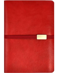 Ежедневник-органайзер недатированный. Жатка. Красный, А5+, 160 листов