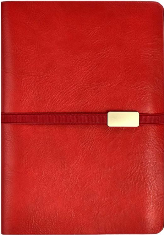 Ежедневник-органайзер недатированный. Жатка. Красный, А5+, 160 листов